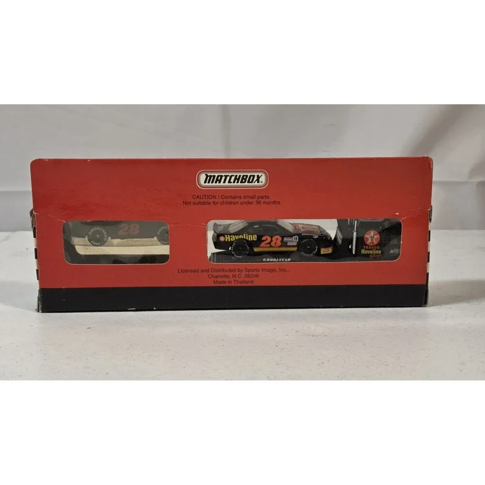 Matchbox Super Star‎ Team Convoy Davey Allison #28 Havoline NASCAR 1993 VG Box